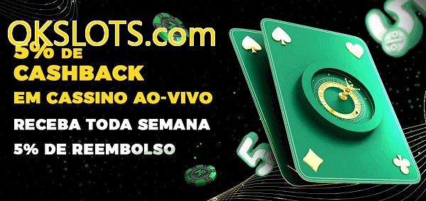 Promoções do cassino ao Vivo OKSLOTS.com